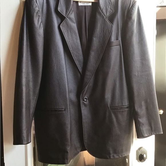 Montana Territory Men’s Classic Leather Sports Jacket - Picture 3 of 15